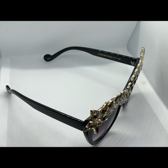 COPY - Cat eye crystal sunglasses - Picture 2 of 2